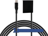 Braided Cable TYPE-C to BLH1 Dummy Battery PS-BLH-1 for Olympus EM1II EM1III EM1 Mark II EM1 Mark II