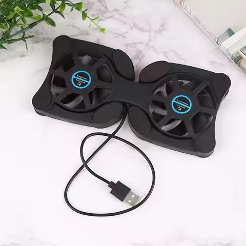 USB Mini Laptop Fan Stand Notebook Foldable Folding Fan Cooler Notebook Cooling Pad Radiator Cooler 