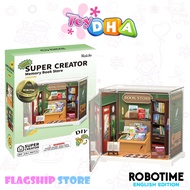 Robotime Rolife Super Creator Mini Memory Book Store (DWS04B) Plastic DIY Miniature House