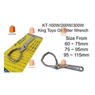 [ 1 UNIT ] KT-100W/200W/300W King Toyo Oil Filter Wrench - 60 ~ 115mm