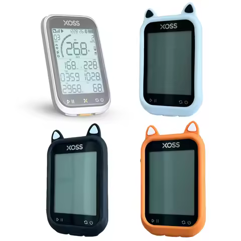 Silicone Shell Protective Case Screen Protector Film Cover Strap For XOSS G3/Plus/G3+ Bike Computer 