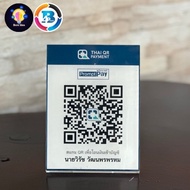 QR code จ่ายเงิน อะคริลิคตั้งโต๊ะสำหรับใช้สแกนจ่ายเงิน (ไม่ใช่แบบเสียบกระดาษนะคะ)
