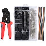 SN-28B+1550Pcs dupont crimping tool pliers terminal ferrule crimper wire hand tool set terminals clamp kit tool