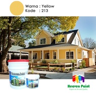 cat tembok eksterior weathershield heaven paint [setara dulux] 20 kg - yellow