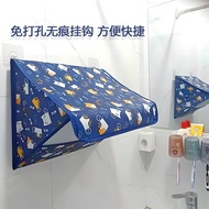 Bathroom Waterproof Hanging Bag Bathing Clothes Storage Foldable Toilet Perforation-Free (35 * 30/@ 