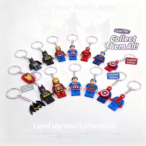 Spiderman Keychain Iron Man Exquisite Cool Anime Character Backpack Charm Birthday Gift Festival Gif