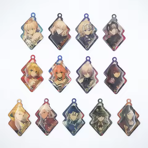 Fate Grand Order Anime FGO FSN Game Saber Jeanne Nero Gilgamesh Scathach Small Metal Keychain Gift