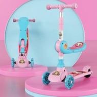 全城熱賣 - 嬰兒腳踏可摺疊滑板車(幼轆)(兩用款可坐可騎)-粉紅色