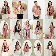 Produk Dress Batik 252 SMP /Batik Wanita Modern/ Seragam Batik/ Batik