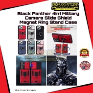 (Black Panther Car Magnet+Camera Slide Shield Armor) Oppo A1k C2 2 Pro F9 A7 C15 C12 C25s 9i Real me