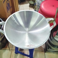 Aluminum frying pan 22" 53 cm two aluminum fish no 22 - 53 cm stamp two 2 fish