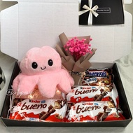 Surprise Gift Box Chocolate Kinder Bueno Birthday Gift Octopus Gift Anniversary Graduation Valentine
