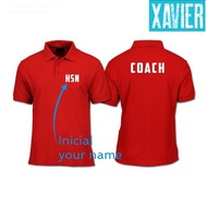 T-shirt iNiSiAL COACH COACH COACH Distro Collar Shirt Indonesian customPOLOS for men sportsWanita