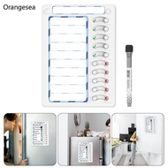 Orangesea Kids Magnetic Checklist Boards Dry Erases Chores Slider Chart Blank Chore Chart