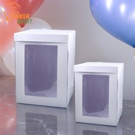 Tall Cake Box Tall Tart Cake Box/ Size 22x22x30/ 25x25x30/ 30x30x30/ 35x35x30cm /pcs