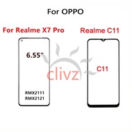Front Touch Panel For OPPO Realme C11 X7 Pro LCD Display Front Panel Touch Glass Replacement