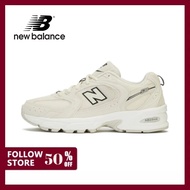【ขายแฟลช 】New Balance NB 530 Lvory  Unisex Sports Shoes รองเท้ากีฬาชายและหญิง