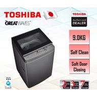 TOSHIBA TOP LOAD 7kg / 8kg / 9kg Fully Auto Washer Washing Machine Mesin Basuh (J-Series)
