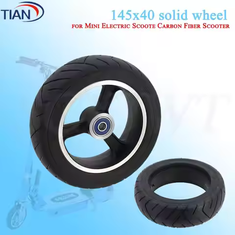 5.5-6 Inch Wheel 145x40 Solid Tire with Plastic Hub for Mini Electric Scooter Fastwheel F0