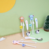 MINIME Chopstick And Spoon Cutlery Set/ Kid Learning Chopstick