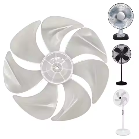 ReplacementPedestal Fan Blades 12 Inch 7 Leaves Propeller Universal Electric Parts for Floor Desk Wa