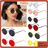 YUJINX Vintage Sunglasses Men and Women UV Protection Circle Glasses Circle Glasses