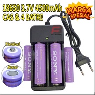 Baterai Dan Charger, Speaker, Electronik, Powerbank, Son Li-Ion 18650 3.7V 4500Mah Harga Paket Cas M