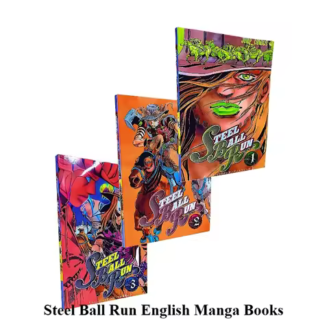 Steel Ball Run Manhwa/Manga Book JOJO's Bizarre Adventure Part7 Vol.1-3 Japanese Youth Comic Books E