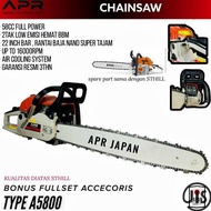 Chainsaw APR Japan Mesin Gergaji Kayu 2Tak Senso Pemotong Kayu