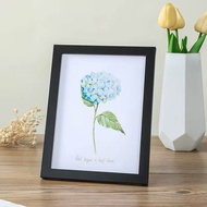 Minimalist Wood Photo Frame Wall Decoration Frame Stand 4R/6R/8R/A4 Size Size Picture Frame for tabl