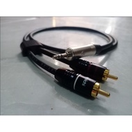 3.5MM MINI STEREO AUX AUDIO CABLE TO RCA NAKAMICHI MALE BRANCHES 1-3 MTR