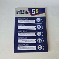 5S Work Culture Poster, 5S Work Culture Educational Poster, 5S Culture