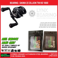 Lynx Bearing Daiwa 22 Zillion TW HD 1000 Stainless / Hybrid & Full Ceramic Fishing Reel Bearings
