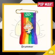 POP MART  CRYBABY CHEER UP BABY! SERIES-Alloy Brooch - Drummer ของเล่นของสะสม ลิขสิทธิ์แท้