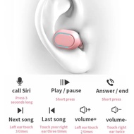 jm01d| e7s tws headset bluetooth earbud eahone headphone wireless