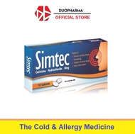 Simtec 10mg 10s - Cold Relief / Allergy Relief / Running Nose / Itchy Skin