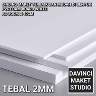 (2mm) A3 PVC Foam Board - 2mm PVC Cardboard - 30cm x 40cm