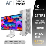 27" 4K IPS HDR600 Monitor, 98% DCI-P3, 65W USB-C. Ideal for Design & Mac.