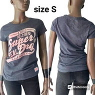 Preloved branded original Superdry t-shirt size S