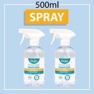 Cleanse360 Hand Sanitizer [Liquid / spray type - 500ml] 75% Ethanol / Isopropyl Alcohol | Quick Dry | Rinse Free | Instant Kills 99.9% Germs Bacterials