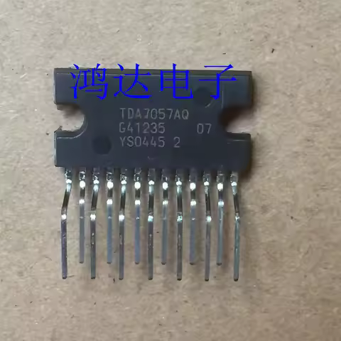 TDA7057AQ dual channel audio power amplifier integrated circuit chip