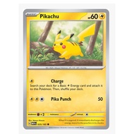 Pokémon English Scarlet & Violet 151 Pikachu 025/165 Common