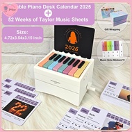 【2026 CNY】 Piano Calendar 2026 Desk Calendar Playable Piano, Swift Piano Calendar With 52 Weeks Of M