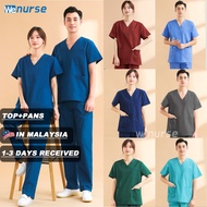 【🇲🇾MALAYSIA READY STOCK】 MEDICAL SCRUB SUIT BAJU SCRUB TOP+PANTS