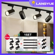LANGYUE Trọn Bộ Đèn Led Theo Dõi Đèn 12/20/30/40W Hệ Thống Chiếu Sáng Theo Dõi COB LED Theo Dõi Đườn