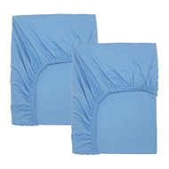 LEN 嬰兒床床包, 淺藍色