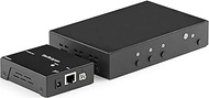 StarTech.com HDMI Extender Over CAT6 with 3 Port Video Switch, 4K 30Hz/115ft, HDBaseT HDMI Extender