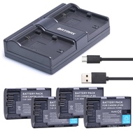 4x 2650mAh LP-E6 LP E6 LPE6 Baery Pack   B Dual Charger for Canon 5D Mark II III 7D 60D EOS 6D 70D 80D for canon essorie