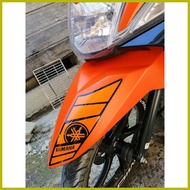 ┘ ♠ ╭ Mio i 125 Scratch sticker Fender