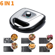 全城热卖 - 華夫機三明治機電餅鐺餅乾機早餐機甜甜圈機 多功能早餐機